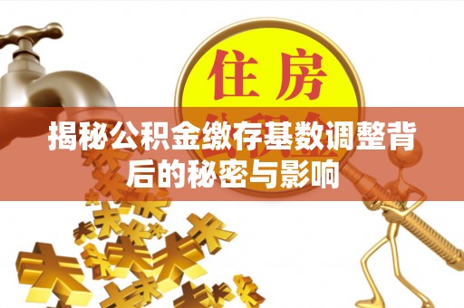 凤翔揭秘公积金缴存基数调整背后的秘密与影响