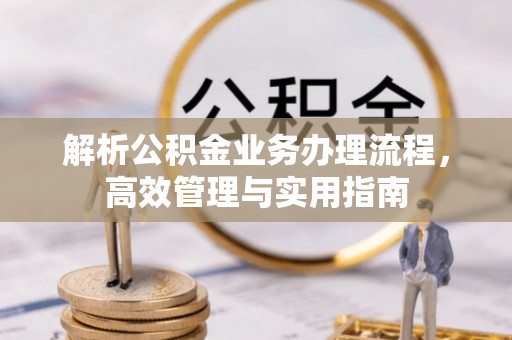 凤翔解析公积金业务办理流程，高效管理与实用指南